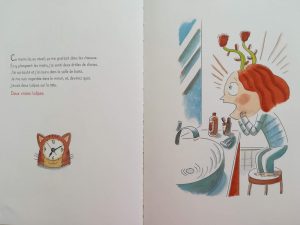 la fille aux tulipes